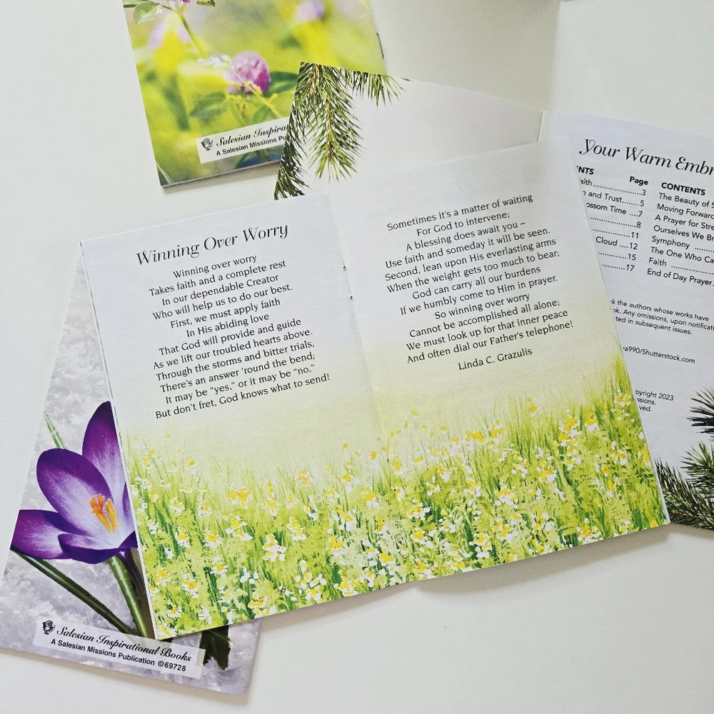 Christian Catholic Inspirational Prayer Booklets Lot of 6 Small Various Topics
